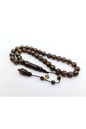 Halil Hilmi Usta Eseri 4 lü Yarma Model Çakımlı ve Mineli Kuka Sertifikalı 7296