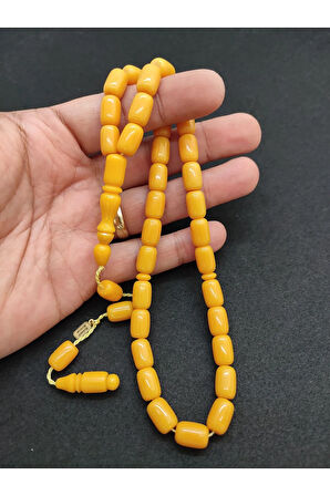 Mehmet Mercan Usta Eseri Süs Objesinden (Biblo) Yapılma Katalin Tesbih Sertifikalı 7307