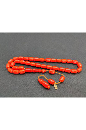 Mehmet Mercan Usta Eseri Süs Objesinden (Biblo) Yapılma Katalin Tesbih Sertifikalı 7309