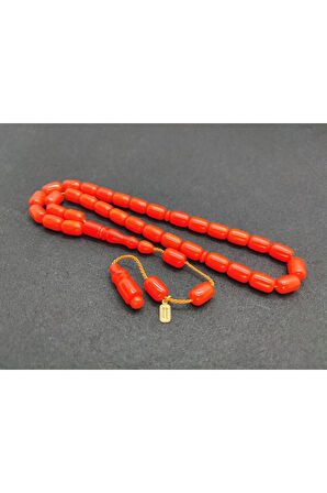 Mehmet Mercan Usta Eseri Süs Objesinden (Biblo) Yapılma Katalin Tesbih Sertifikalı 7309