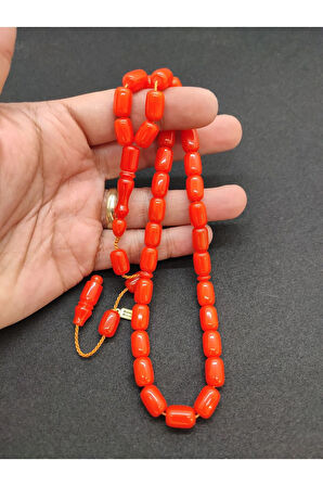 Mehmet Mercan Usta Eseri Süs Objesinden (Biblo) Yapılma Katalin Tesbih Sertifikalı 7309