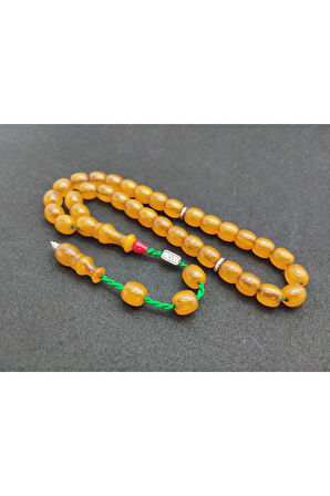 Zeyzun Usta Eseri Dik Damar (İmza Çivi Ara Pullar Gümüş) Sıkma Kehribar Sertifikalı 7331