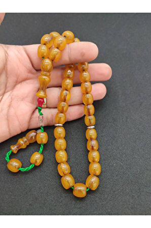 Zeyzun Usta Eseri Dik Damar (İmza Çivi Ara Pullar Gümüş) Sıkma Kehribar Sertifikalı 7331