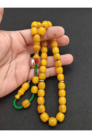 Zeyzun Usta Eseri Dik Damar (İmza Çivi Ara Pullar Gümüş) Sıkma Kehribar Sertifikalı 7333