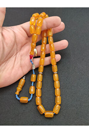 Zeyzun Usta Eseri Dik Damar (İmza Çivi Ara Pullar Gümüş) Sıkma Kehribar Sertifikalı 7335