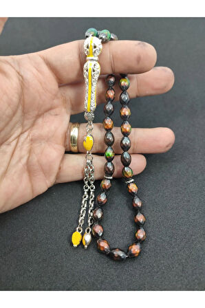 Telkari Püskül Kombinli El Isısına Göre 7 Farklı Renk Değiştiren His Taşı Sertifikalı 7426