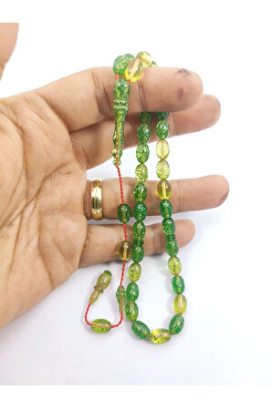 Darabacı Abdullah Usta Eseri Çift Zımpara Çift Cila El Boy Sıkma Kehribar Sertifikalı 7460