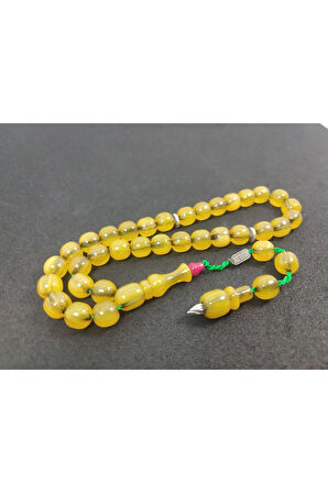 Zeyzun Usta Eseri Dik Damar (İmza Çivi Ara Pullar Gümüş) Sıkma Kehribar Sertifikalı 7494