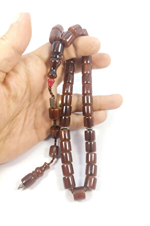 Zeyzun Usta Eseri Dik Damar (İmza Çivi Ara Pullar Gümüş) Sıkma Kehribar Sertifikalı 7497