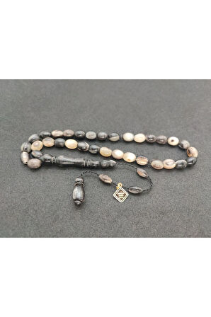 İskeçeli Cemil Usta Eseri Nadir Tür Alaca Renk Koç Boynuzu Sertifikalı 7725