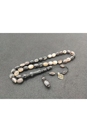 İskeçeli Cemil Usta Eseri Nadir Tür Alaca Renk Koç Boynuzu Sertifikalı 7725