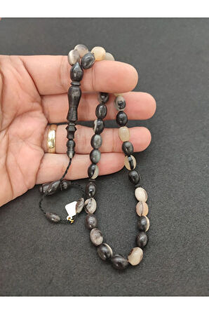 İskeçeli Cemil Usta Eseri Nadir Tür Alaca Renk Koç Boynuzu Sertifikalı 7725