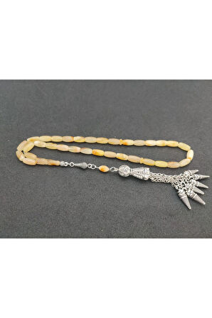 Kaçkar Usta Eseri 16.91 Gr. 475 Ayar Gümüş Püsküllü 10.86 Gr. Mat Kaya Damla Sertifikalı 7733