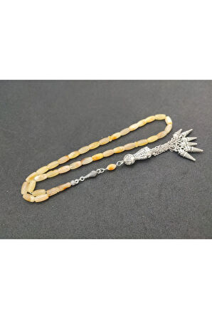 Kaçkar Usta Eseri 16.91 Gr. 475 Ayar Gümüş Püsküllü 10.86 Gr. Mat Kaya Damla Sertifikalı 7733