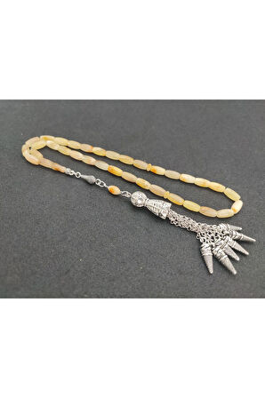 Kaçkar Usta Eseri 16.91 Gr. 475 Ayar Gümüş Püsküllü 10.86 Gr. Mat Kaya Damla Sertifikalı 7733