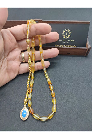 Kaçkar Usta Eseri 11.35 Gr. Alman Gümüş Püsküllü Litfanya Kaya Damla Sertifikalı 7749