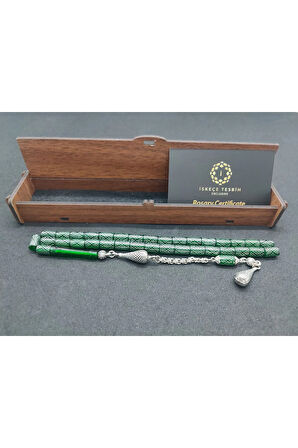 Yasin Sezgin Usta Eseri Ok Gibi Kesme 925 Ayar Gümüş Çakımlı Ateş-i Kehribar Sertifikalı 7768