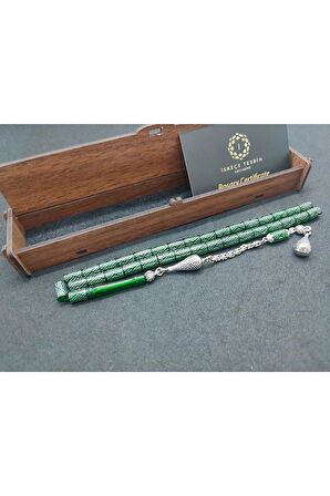 Yasin Sezgin Usta Eseri Ok Gibi Kesme 925 Ayar Gümüş Çakımlı Ateş-i Kehribar Sertifikalı 7768