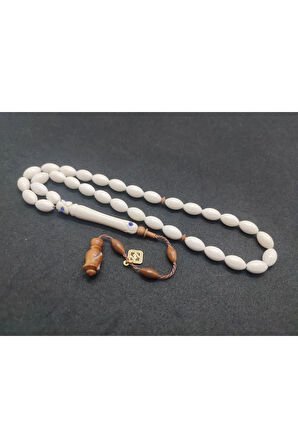 İskeçeli Cemil Usta Eseri Kuka Kombinli Taş Çakımlı Deve Kemiği Sertifikalı 7776