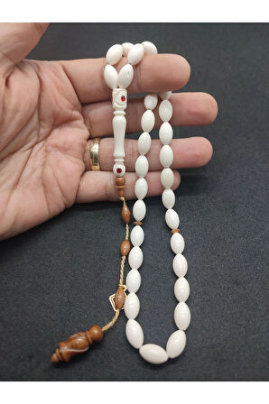 İskeçeli Cemil Usta Eseri Kuka Kombinli Taş Çakımlı Deve Kemiği Sertifikalı 7777