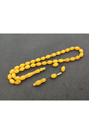 Furkan Gül Usta Eseri 0.6 Şeffaf Delim Çift Kat Cilalı Sıkma Kehribar Sertifikalı 7817