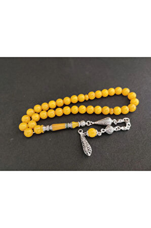 Şevket Alkan Usta Eseri 925 Ayar Gümüş Nakkaş Sıkma Kehribar Sertifikalı 7858