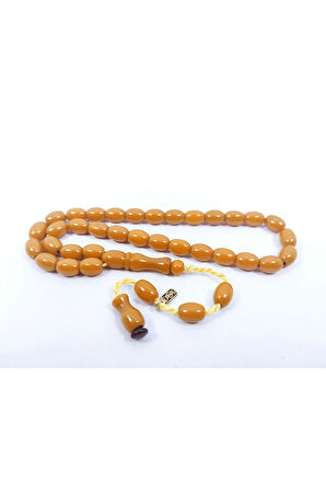 Muhammed Dabbas Usta Eseri Günümüz Osmanlısı Bilek Boy Sıkma Kehribar Sertifikalı 8041