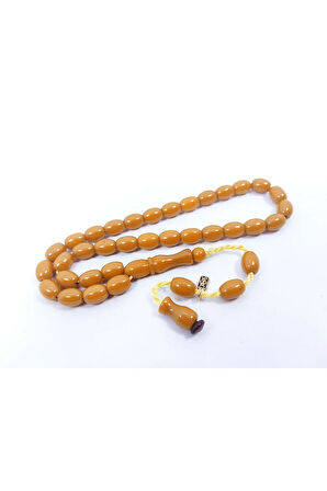 Muhammed Dabbas Usta Eseri Günümüz Osmanlısı Bilek Boy Sıkma Kehribar Sertifikalı 8041