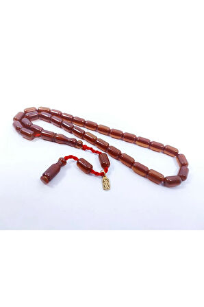 Muhammed Dabbas Usta Eseri Günümüz Osmanlısı Sıkma Kehribar Sertifikalı 8042