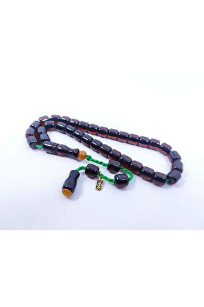 Muhammed Dabbas Usta Eseri Günümüz Osmanlısı Sıkma Kehribar Sertifikalı 8044