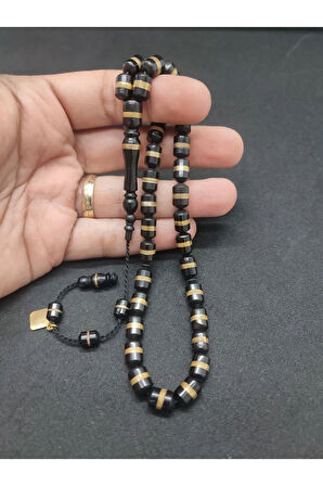 Hakan Kaya Usta Eseri Gümüş Sarmal İnci Siyahı Kuka Sertifikalı 8068