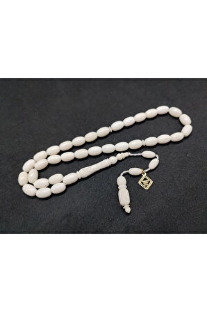 İskeçeli Cemil Usta Eseri İmame Hitame Kalem Sanatı El Boy Deve Kemiği Sertifikalı 8095