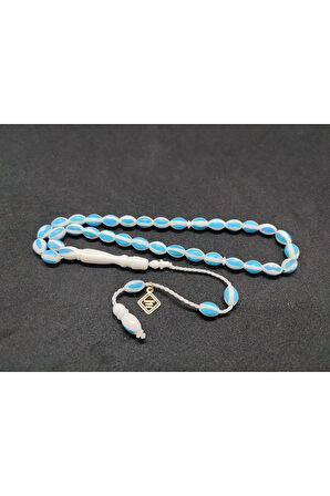 İskeçeli Cemil Usta Eseri Mineli Karpuz Yarma El Boy Deve Kemiği Sertifikalı 8096