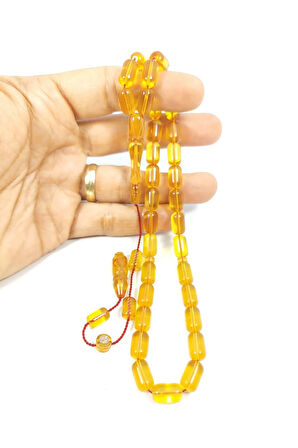 Şevket Buğruca Usta Eseri Osmanlı Miskevi Tadında Sıkma Kehribar Sertifikalı 8126