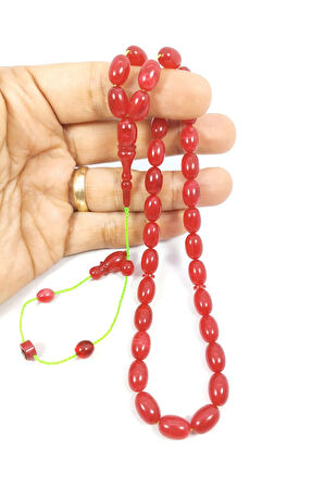 Şevket Buğruca Usta Eseri 0.6 Delim Osmanlı Miskevi Tadında Sıkma Kehribar Sertifikalı 8132