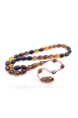 Ahmet Damar Usta Eseri 0.6 Delim Renk Cümbüşü Sıkma Kehribar Sertifikalı 8133