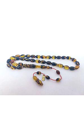 Ayhan Turan Usta Eseri 0.6 Şeffaf Delim Eski Boru Objeden Sıkma Kehribar Sertifikalı 8173