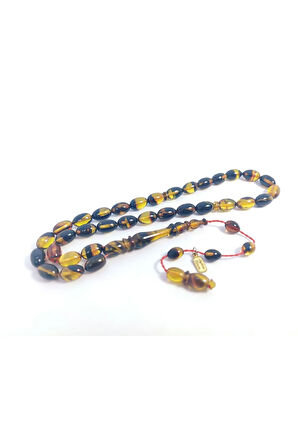 Ayhan Turan Usta Eseri 0.6 Şeffaf Delim Eski Boru Objeden Sıkma Kehribar Sertifikalı 8173