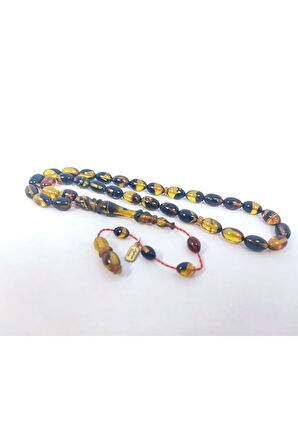 Ayhan Turan Usta Eseri 0.6 Şeffaf Delim Eski Boru Objeden Sıkma Kehribar Sertifikalı 8173