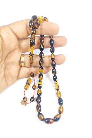 Ayhan Turan Usta Eseri 0.6 Şeffaf Delim Eski Boru Objeden Sıkma Kehribar Sertifikalı 8173