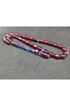 İsa Balkaya Usta Eseri Şenalp Model Faseta Kesim Eski Usul Havşalı Ateş-i Kehribar Sertifikalı 8297