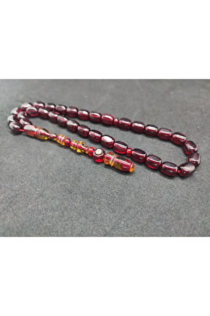 İsa Balkaya Usta Eseri Şenalp Model Faseta Kesim Eski Usul Havşalı Ateş-i Kehribar Sertifikalı 8298