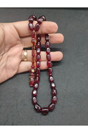 İsa Balkaya Usta Eseri Şenalp Model Faseta Kesim Eski Usul Havşalı Ateş-i Kehribar Sertifikalı 8298