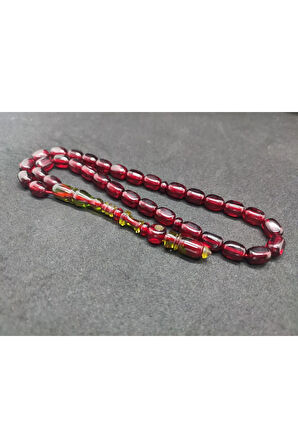 İsa Balkaya Usta Eseri Şenalp Model Faseta Kesim Eski Usul Havşalı Ateş-i Kehribar Sertifikalı 8299