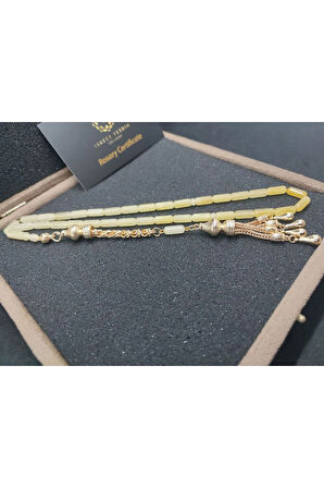 Kadife VIP Kutulu Gümüş Püsküllü Hatasız 10.15 Gr. Baltık Kraliçe Kaya Damla Sertifikalı 8302