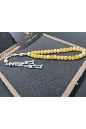 Kadife VIP Kutulu Gümüş Püsküllü 18.76 Gr. Gümüş Nakkaş Litvanya Kaya Damla Sertifikalı 8306