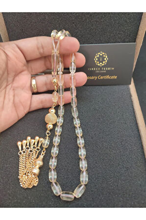 Gümüş Püsküllü 2 Yedek Habbeli VIP Kutulu 19.62 Gr. Ukrayna Kaya Damla Sertifikalı 8317