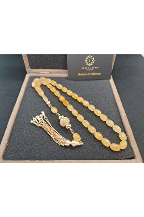 Gümüş Püsküllü 2 Yedek Habbeli VIP Kutulu 23.52 Gr. Ukrayna Kaya Damla Sertifikalı 8318