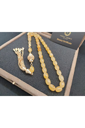 Gümüş Püsküllü 2 Yedek Habbeli VIP Kutulu 23.52 Gr. Ukrayna Kaya Damla Sertifikalı 8318