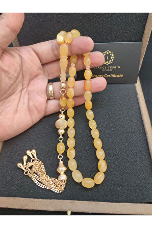 Gümüş Püsküllü 2 Yedek Habbeli VIP Kutulu 23.52 Gr. Ukrayna Kaya Damla Sertifikalı 8318